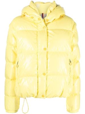 Moncler - Yellow Hooded Puffer Jacket