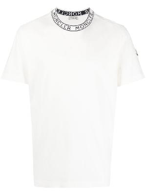 Moncler - White Logo Cotton T-Shirt