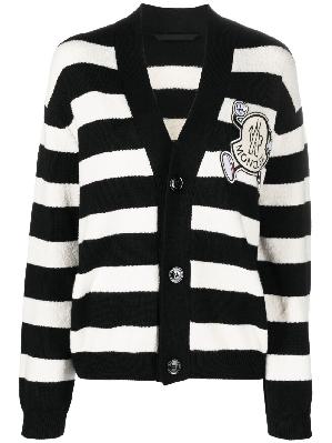 Moncler - Black Striped Cardigan