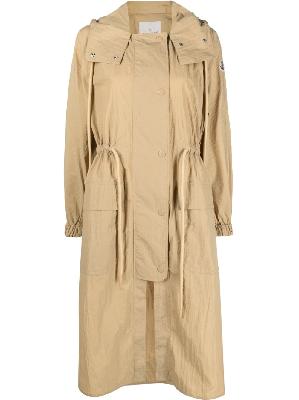 Moncler - Neutral Sologne Hooded Coat