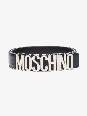 Moschino - Logo Plaque Belt