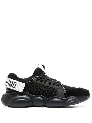 Moschino - Black Teddy Leather Sneakers