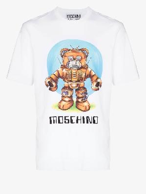 Moschino - Robotic Teddy Print T-Shirt