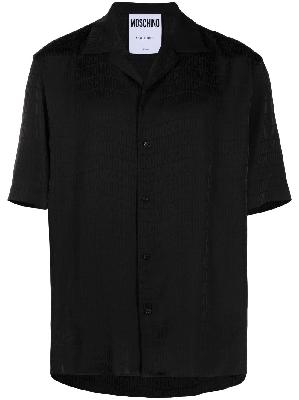 Moschino - Black All-Over Logo Print Shirt