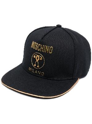 Moschino - Black Logo Embroidered Cap