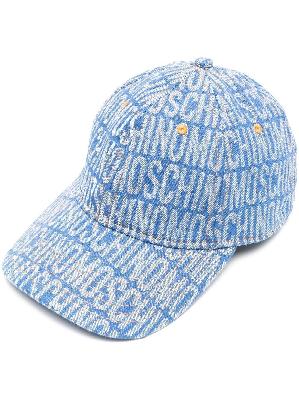 Moschino - Blue Logo Print Baseball Cap