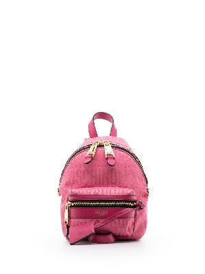 Moschino - Pink Logo-Print Backpack