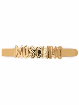 Moschino - Gold-Tone Logo Hair Slide