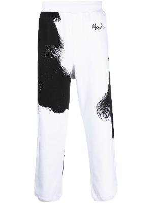 Moschino - White Logo Print Track Pants