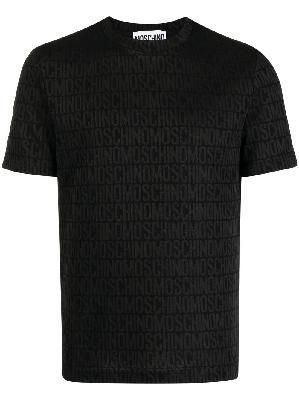 Moschino - Black Logo Print Cotton T-Shirt