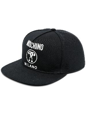 Moschino - Black Logo-Print Baseball Cap