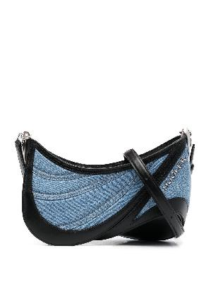 Mugler - Blue Spiral Curve Shoulder Bag