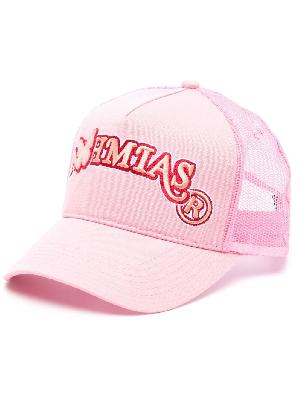 Nahmias - Pink Embroidered Baseball Cap