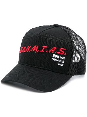 Nahmias - Black Embroidered Logo Baseball Cap