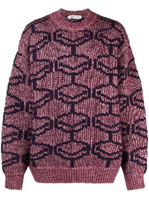 Namacheko - Pink Akad Intarsia-Knit Sweater