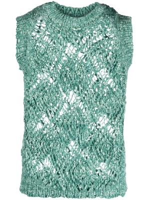 Namacheko - Green Nimgina Wool Sweater Vest