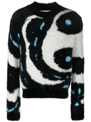 Namacheko - Black Arin Abstract Jacquard Sweater