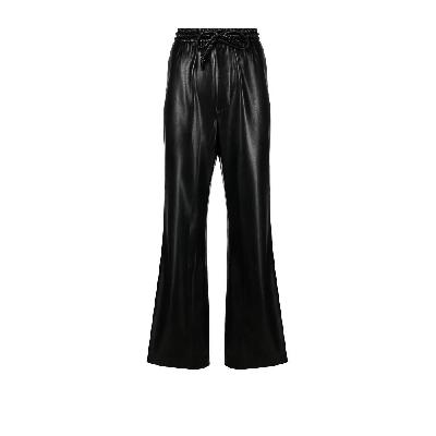 Nanushka - Faux-Leather High-Waist Trousers