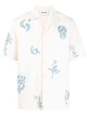 Nanushka - White Bodil Embroidered Shirt