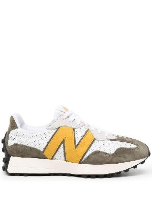 New Balance - Green 327 Panelled Low Top Sneakers