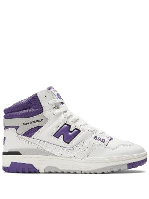 New Balance - White 650 High-Top Trainers