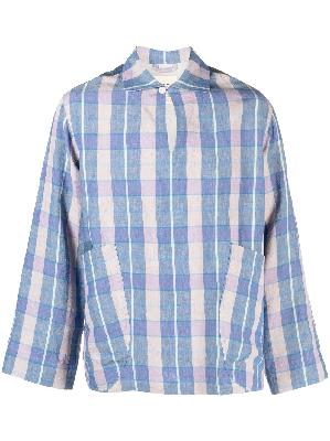 Nicholas Daley - Blue Check Pattern Shirt