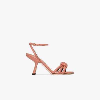 Nicholas Kirkwood - Pink Lexi 90 Leather Sandals