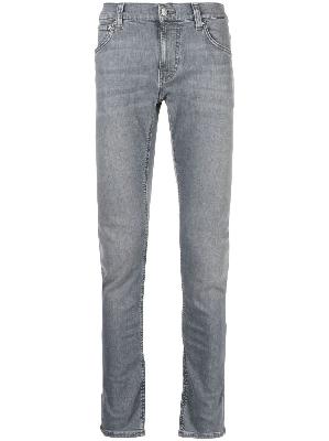 Nudie Jeans - Grey Tight Terry Slim-Fit Jeans