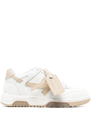 Off-White - White Out Of Office Leather Sneakers