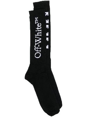 Off-White - Black Core Bookish Arrow Socks