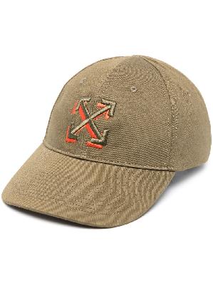 Off-White - Green Arrows Embroidered Baseball Cap