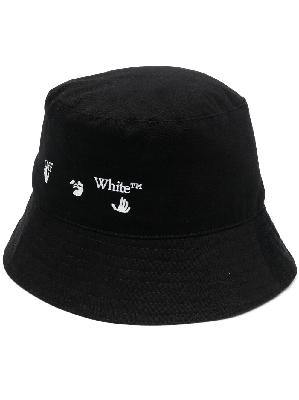 Off-White - Black Logo Cotton Bucket Hat