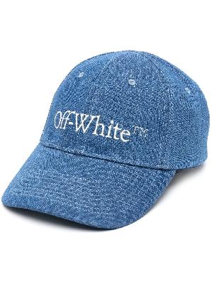 Off-White - Blue Logo-Embroidered Denim Baseball Cap
