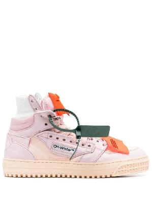 Off-White - White Off-Court 3.0 High Top Leather Sneakers