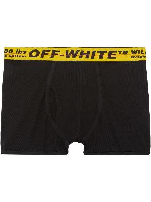 Off-White - Black Industrial Cotton Boxer Briefs Set