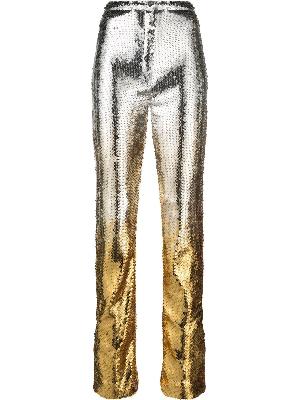 Paco Rabanne - Gold-Tone Sequin Embellished Trousers