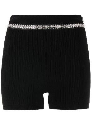 Paco Rabanne - Black Knitted Cropped Top