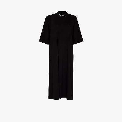 Palm Angels - Black Logo Print T-Shirt Dress
