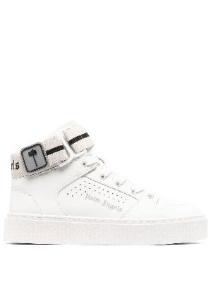 Palm Angels - White University High-Top Sneakers