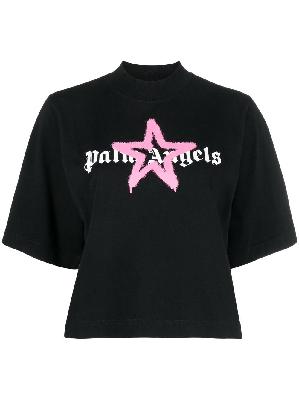 Palm Angels - Black Logo Organic Cotton T-Shirt