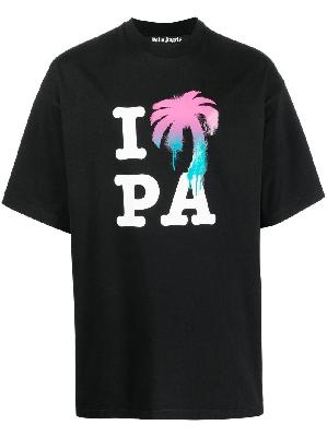 Palm Angels - Black I Love PA T-Shirt