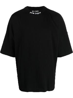 Palm Angels - Black Logo Print T-Shirt