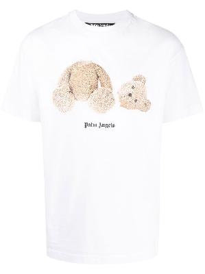 Palm Angels - White Teddy Bear T-Shirt