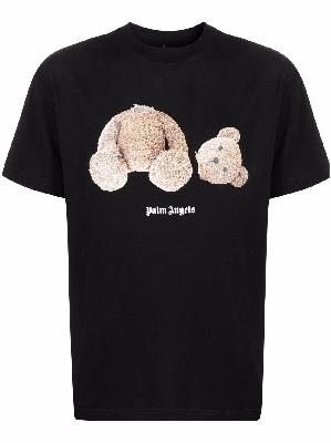 Palm Angels - Black Bear Cotton T-Shirt