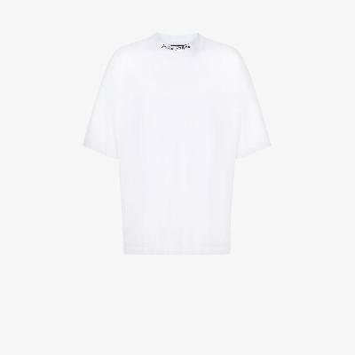 Palm Angels - Logo Neck Cotton T-Shirt