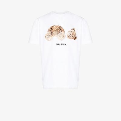 Palm Angels - White Bear Print T-Shirt