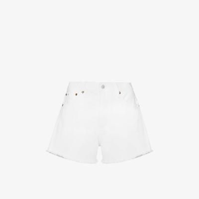 Polo Ralph Lauren - White Frayed Denim Shorts