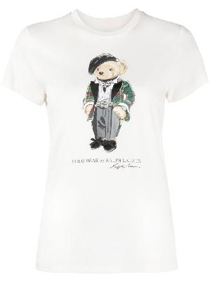 Polo Ralph Lauren - White Polo Bear Printed T-Shirt