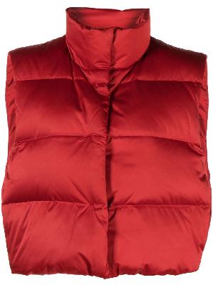 Polo Ralph Lauren - Red Cropped Puffer Gilet