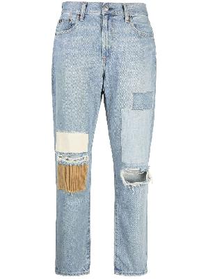 Polo Ralph Lauren - Blue Avery Patchwork Boyfriend Jeans